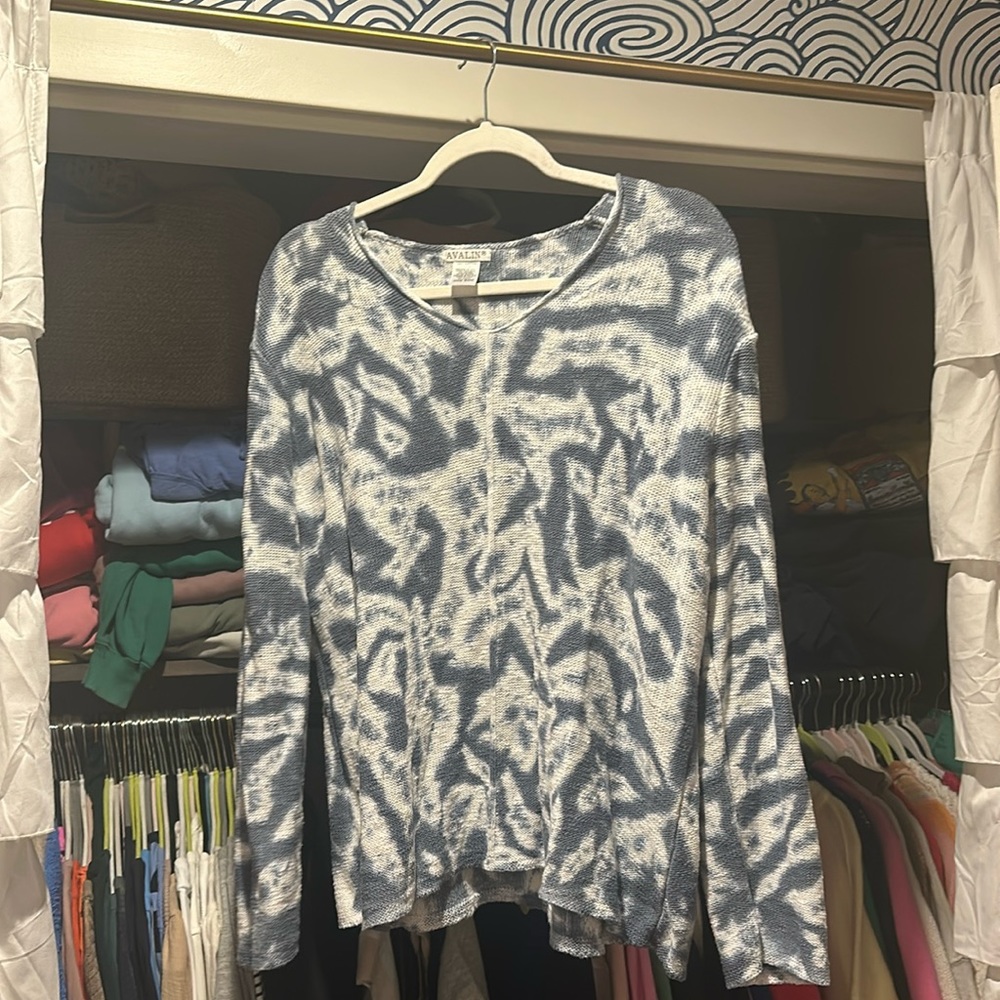 Tie dye beach lightweight sweater